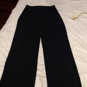 Wide leg high waisted pull on pants